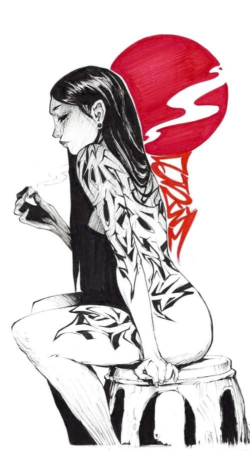 Ilustración de fantasía inspirada en ideas propias