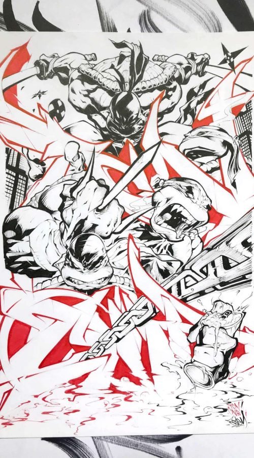 Ilustración fantástica personalizada con personajes únicos