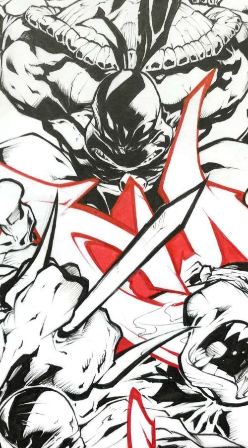 Ilustración fantástica personalizada con personajes únicos