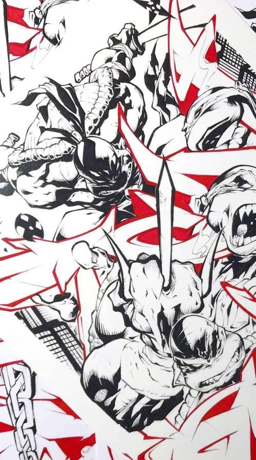 Ilustración fantástica personalizada con personajes únicos