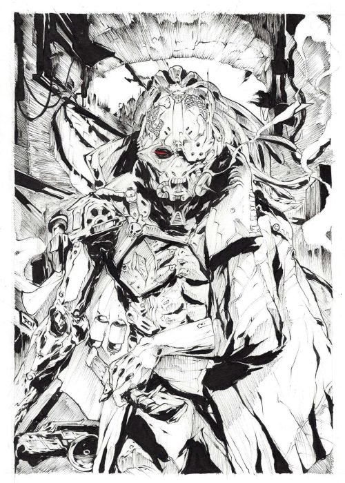 Diseño artístico estilo graffiti monocromo personalizado