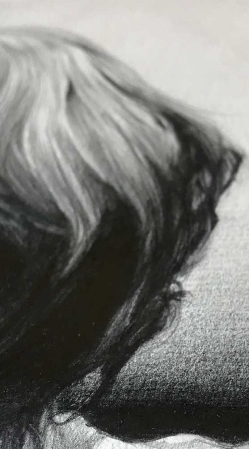 ilustracion retrato personalizado mujer asiatica