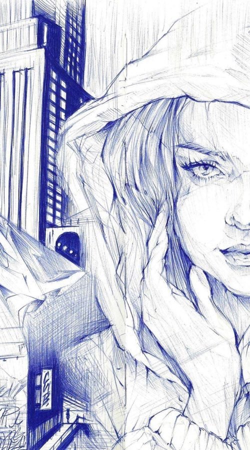 Retrato personalizado boligrafo