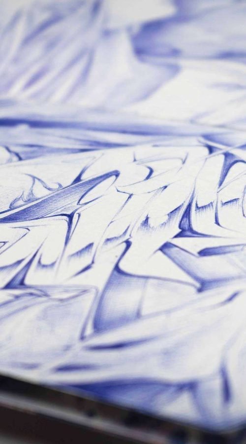 Retrato personalizado sobre cuaderno