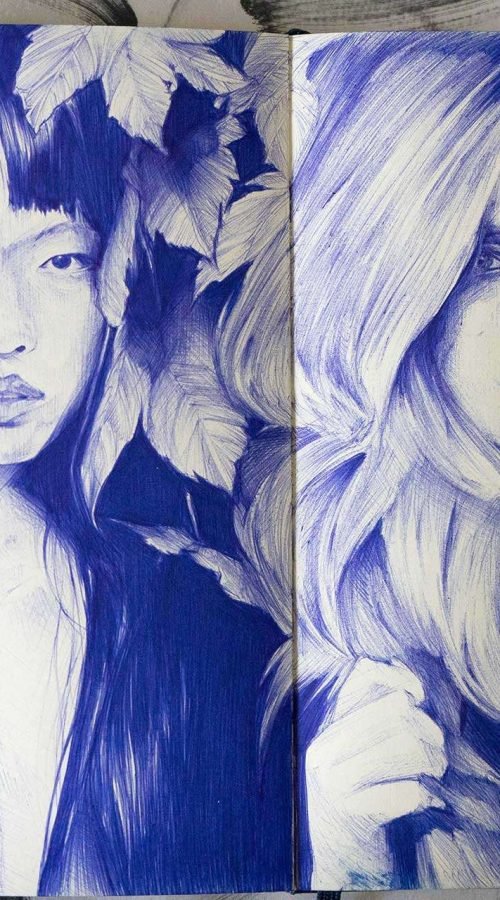 Retratos personalizados boligrafo