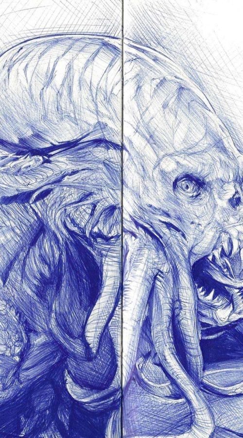 Retrato personalizado pulpo