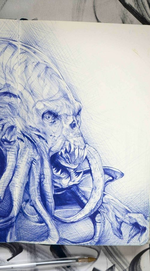 Retrato personalizado pulpo