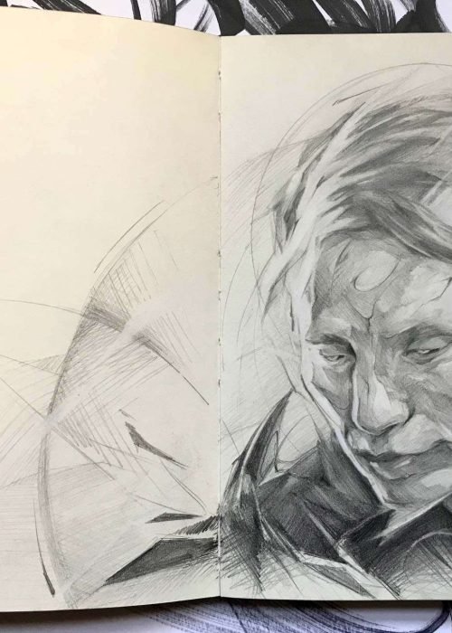 Dibujo a lápiz por encargo para regalo especial