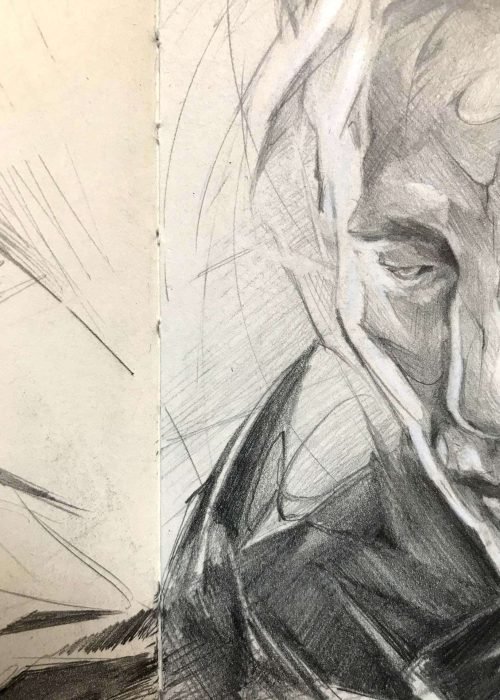 Dibujo a lápiz por encargo para regalo especial