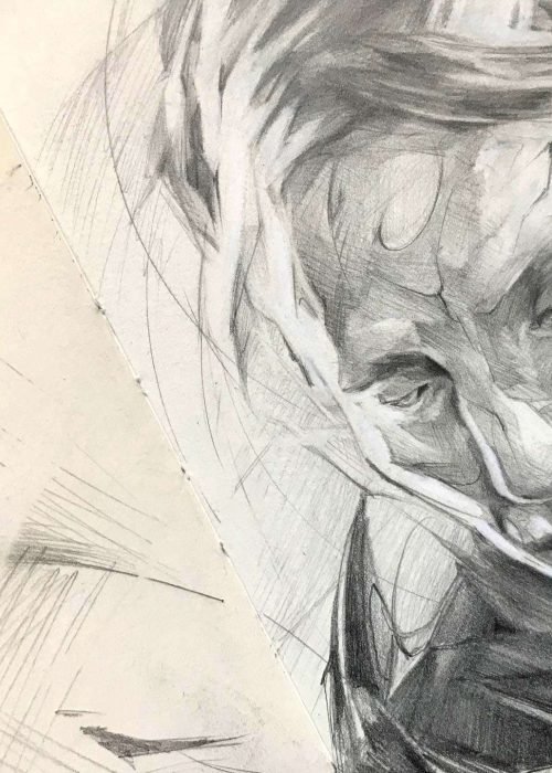 Dibujo a lápiz por encargo para regalo especial