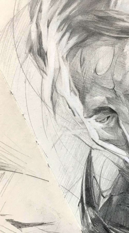 Dibujo a lápiz por encargo para regalo especial