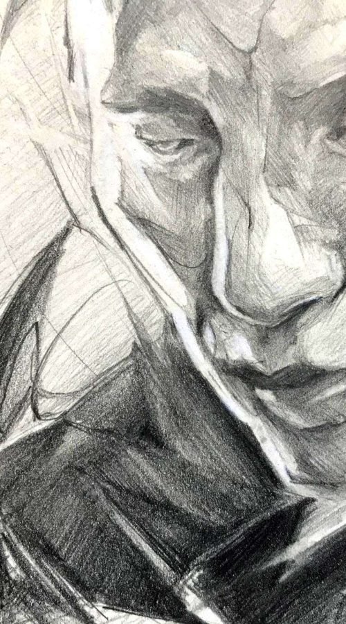 Dibujo a lápiz por encargo para regalo especial