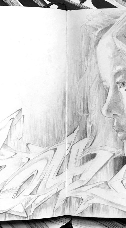 Retrato realista personalizado a lápiz