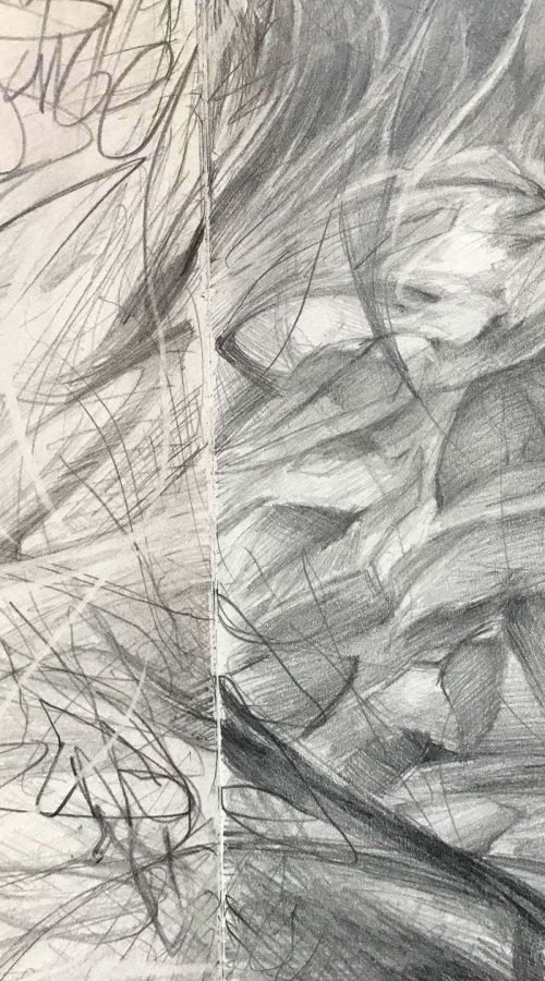 Retrato personalizado sobre cuaderno Moleskine