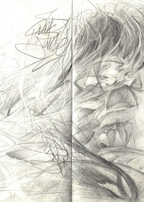 Retrato personalizado sobre cuaderno Moleskine