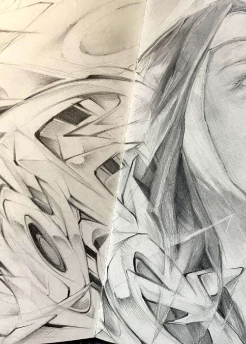 Retrato a lápiz personalizado para regalar