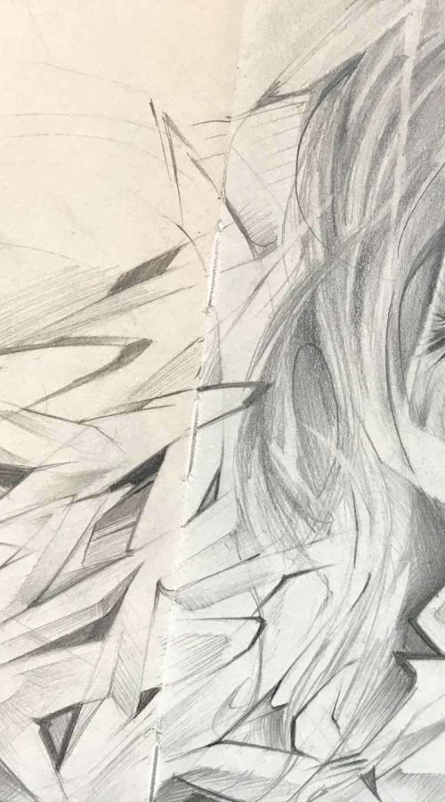 Retrato emocional a lápiz personalizado