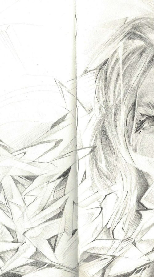 Retrato emocional a lápiz personalizado