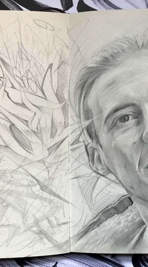 Retrato personalizado lapiz