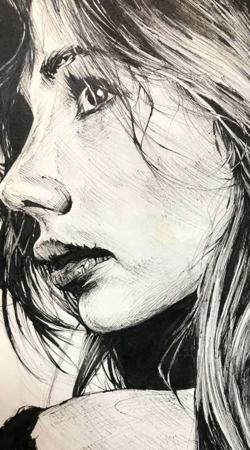 Retrato personalizado bolígrafo