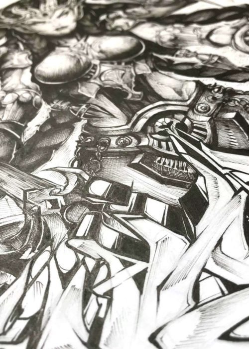 ilustraciones-y-dibujos-comics-diosa-kali-lapiz-5-