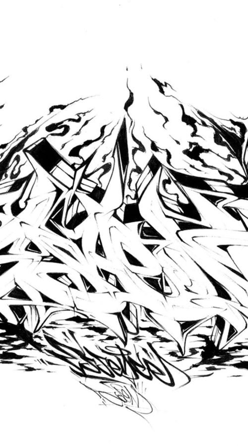 letras-blanco-negro-graffiti-abecedario-estilo-3d-2-