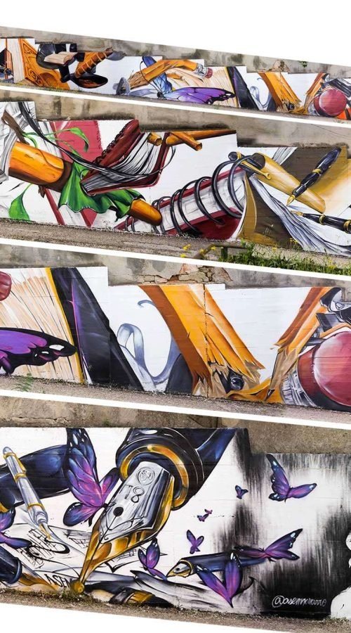 murales en colegios publicos y privados