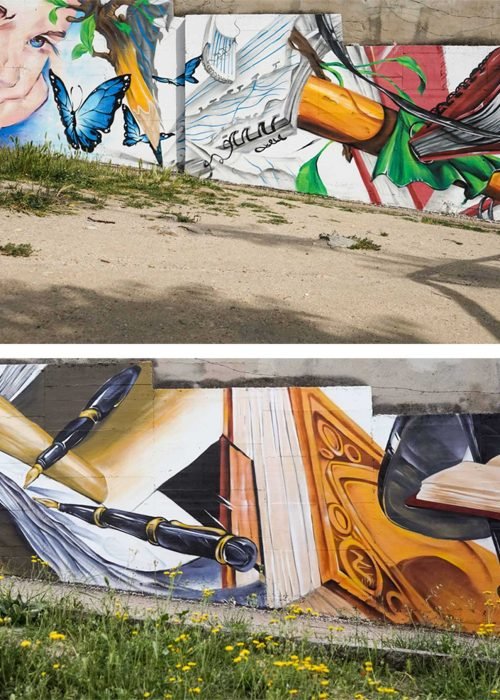 murales en colegios publicos y privados