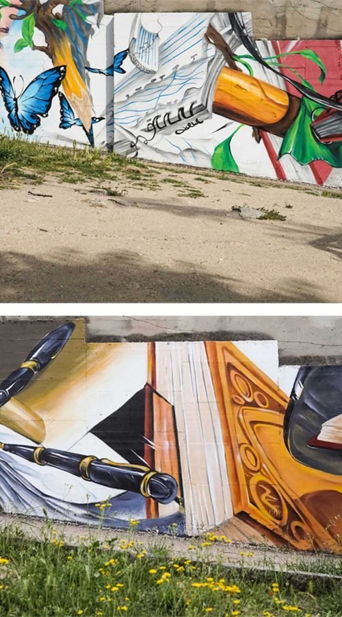 murales en colegios publicos y privados