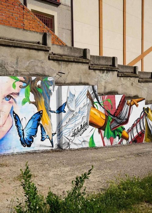 murales en colegios publicos y privados