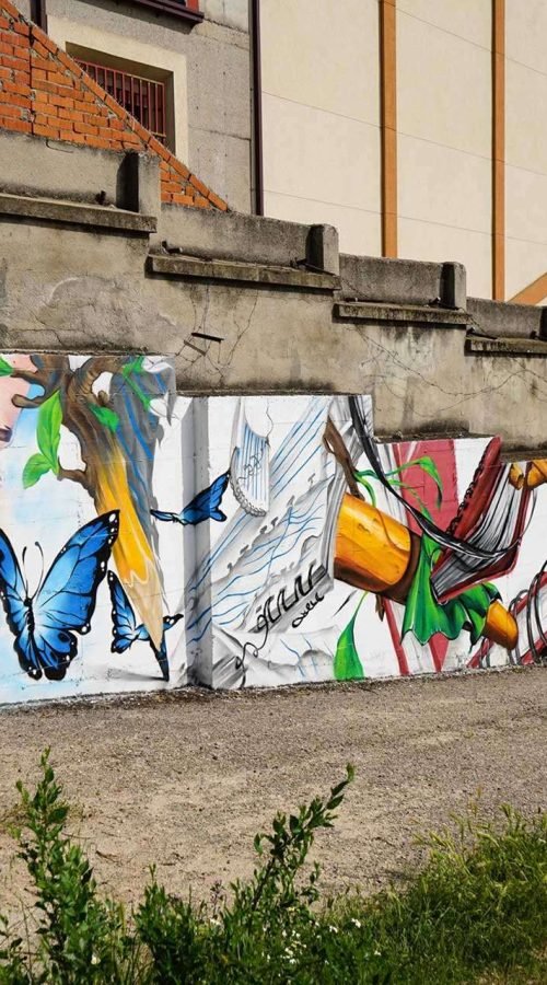 murales en colegios publicos y privados