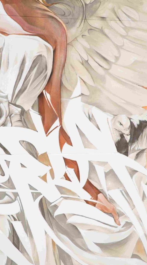 murales institucionales de gran formato para fachadas públicas