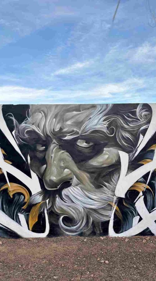 Mural ganador Manchagraff en Malagón