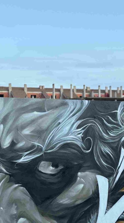 Mural ganador Manchagraff en Malagón