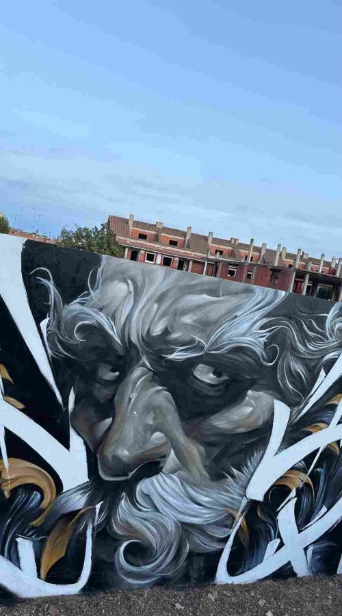 Mural ganador Manchagraff en Malagón