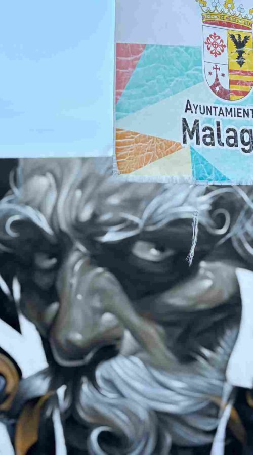 Mural ganador Manchagraff en Malagón