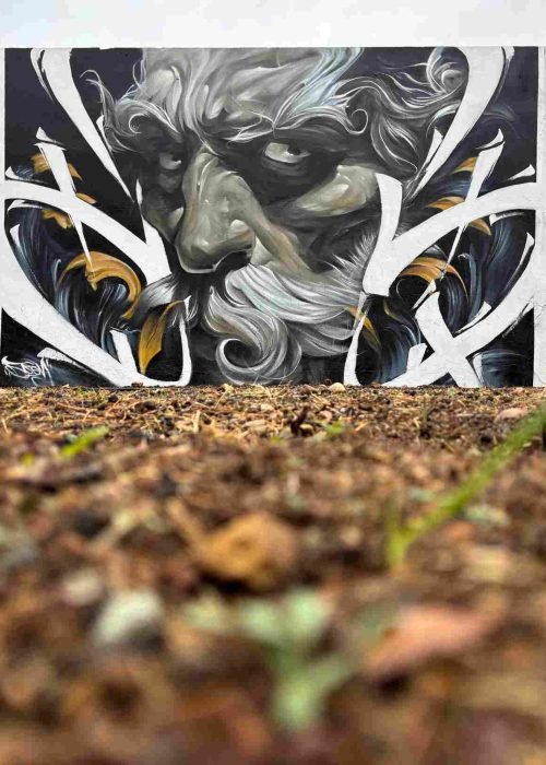 Mural ganador Manchagraff en Malagón