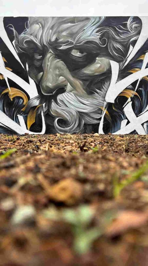 Mural ganador Manchagraff en Malagón