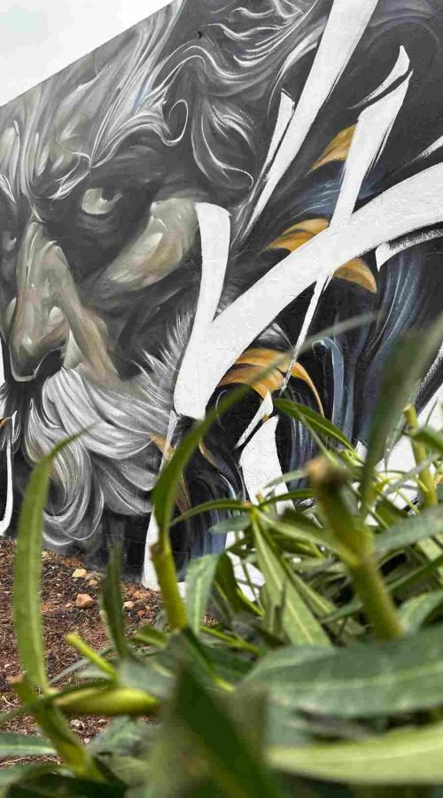 Mural ganador Manchagraff en Malagón