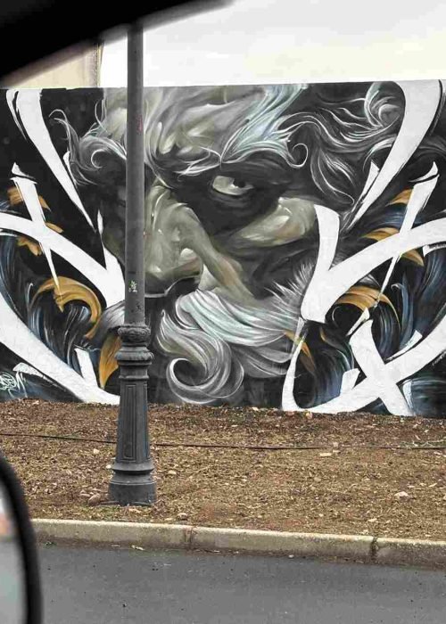 Mural ganador Manchagraff en Malagón