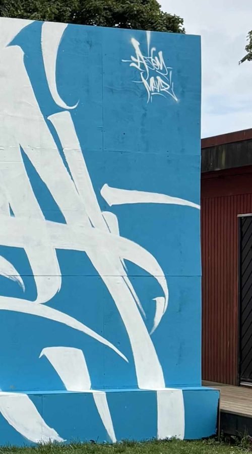 Mural graffiti de Yasmín (princesa de Disney)