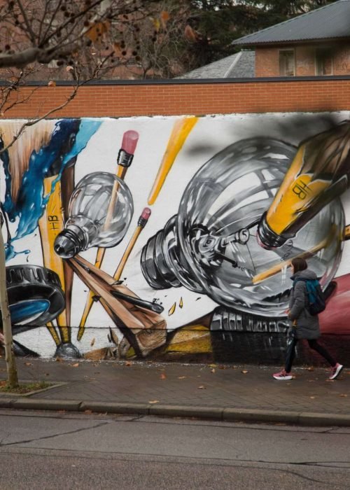 murales en colegios publicos y privados