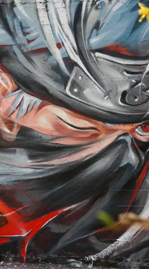 Mural Graffiti Naruto