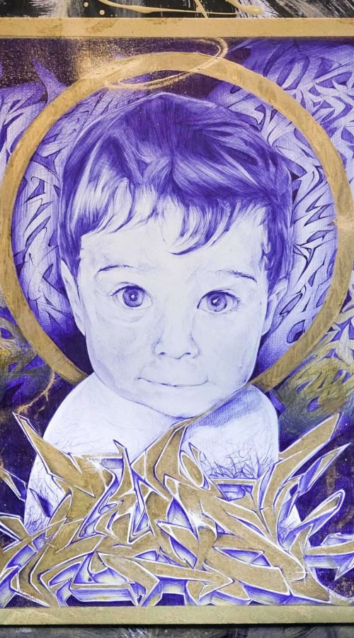 Retrato personalizado bebe