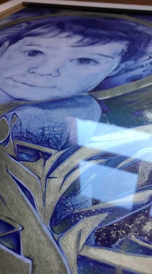 Retrato personalizado bebe