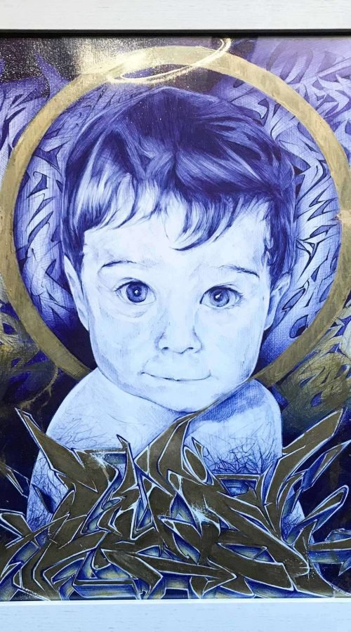 Retrato personalizado bebe