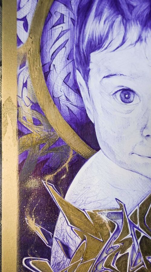 Retrato personalizado bebe