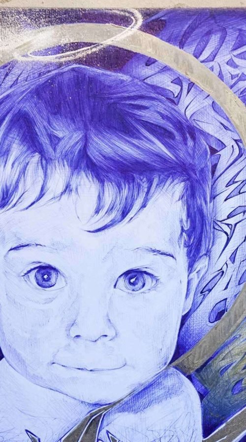 Retrato personalizado bebe