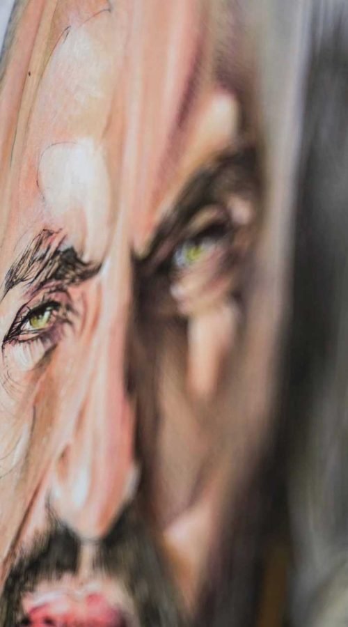 Retrato personalizado a color