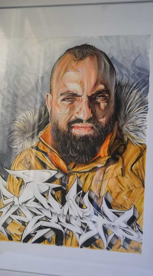 Retrato personalizado a color